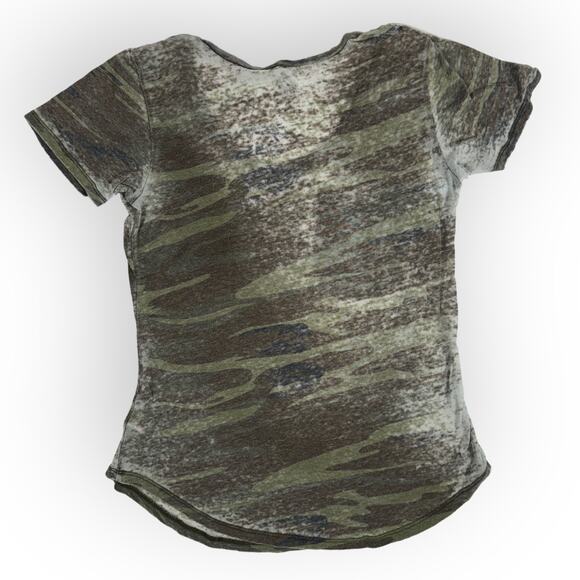 2 Tops Z Supply (M) Camo Pocket Tee & Pocket Tank Camouflage Green Grey - Picture 4 of 10